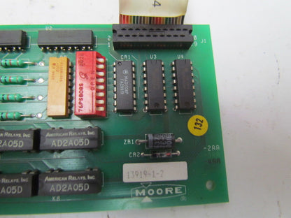 Moore 13919-1-2 Computer Process Control Circuit Board Card