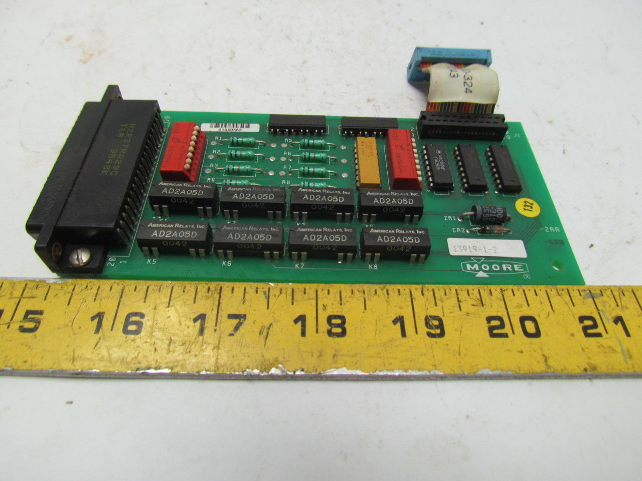 Moore 13919-1-2 Computer Process Control Circuit Board Card