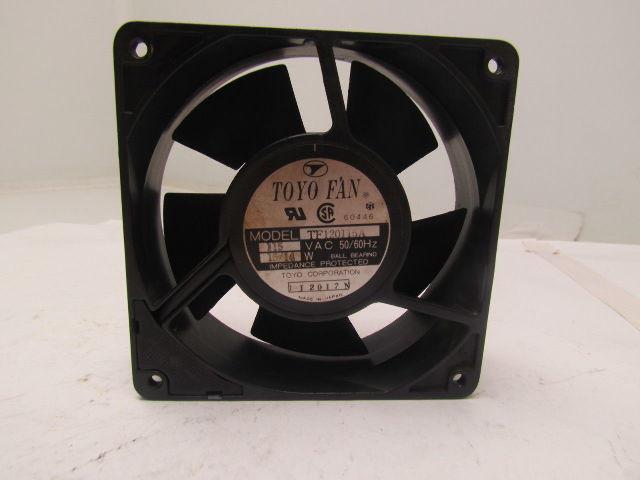 Toyo Fan TF120115A Cooling Fan Tube Axial 115VAC