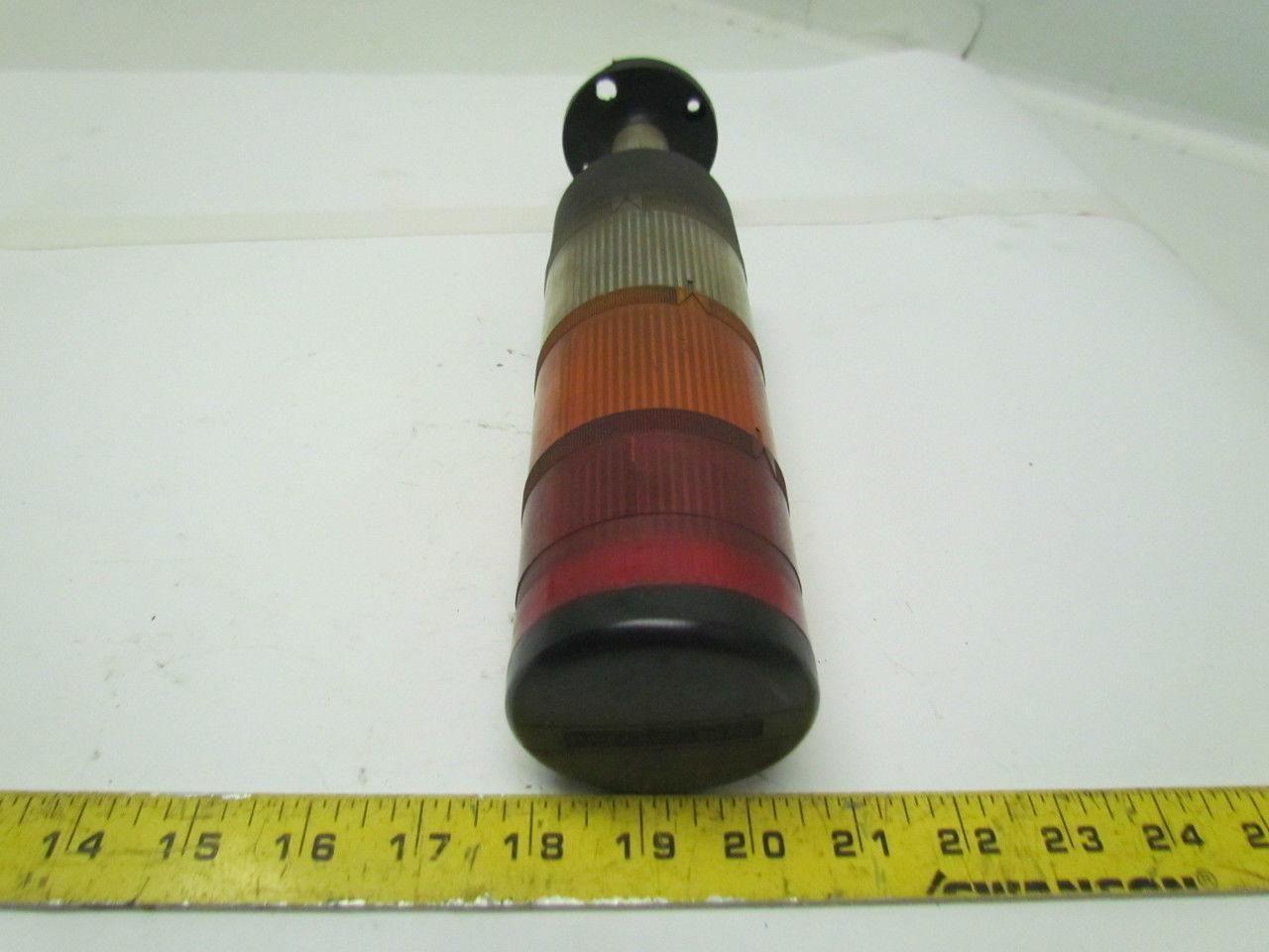 Telemecanique   XVA-LC4 Stack Light Assembly Red Yellow White 250V Max