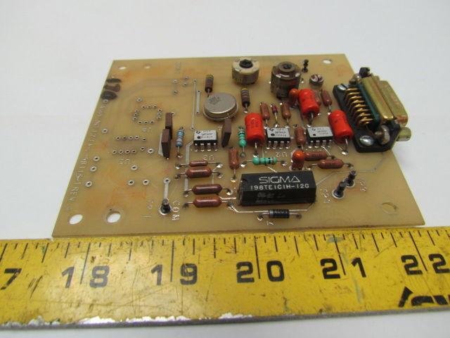 Hydroacoustics 1234-C-58114 PC Circuit Board Card Rev B