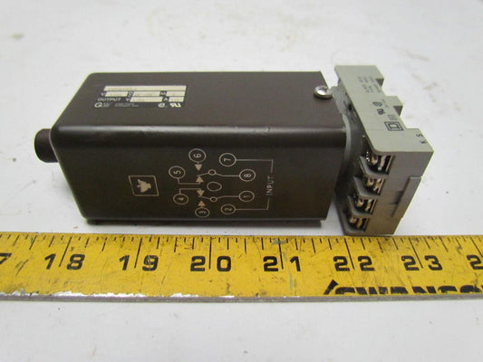 Eagle Signal CG907Q3 120V AC/DC Time Delay Relay w/Base 0.25-1.75 Sec