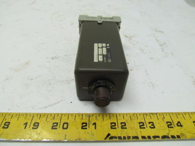 Eagle Signal CG907Q3 120V AC/DC Time Delay Relay w/Base 0.25-1.75 Sec