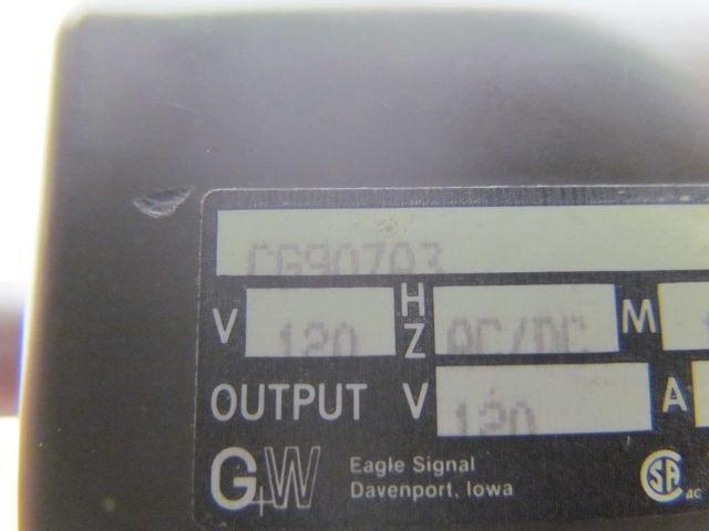 Eagle Signal CG907Q3 120V AC/DC Time Delay Relay w/Base 0.25-1.75 Sec