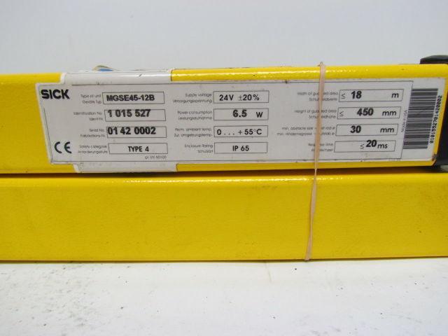 Sick MGSE45-12B / MGSS45-12 Safety Light Curtain Set