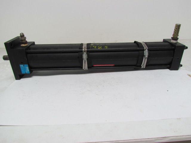 Hennells NC9-MF1-BR Pneumatic Air Cylinder 3.25 Bore 19" Stroke 1" Shaft