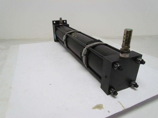 Hennells NC9-MF1-BR Pneumatic Air Cylinder 3.25 Bore 19" Stroke 1" Shaft