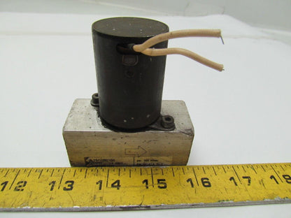 Krom Schroder VG 15/10R01Q6 Gas Solenoid Valve 1/2"npt Ports 100mbar 120V 8VA