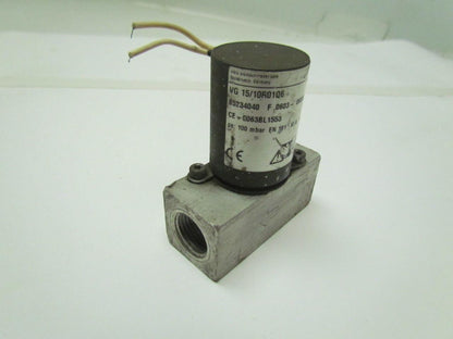 Krom Schroder VG 15/10R01Q6 Gas Solenoid Valve 1/2"npt Ports 100mbar 120V 8VA