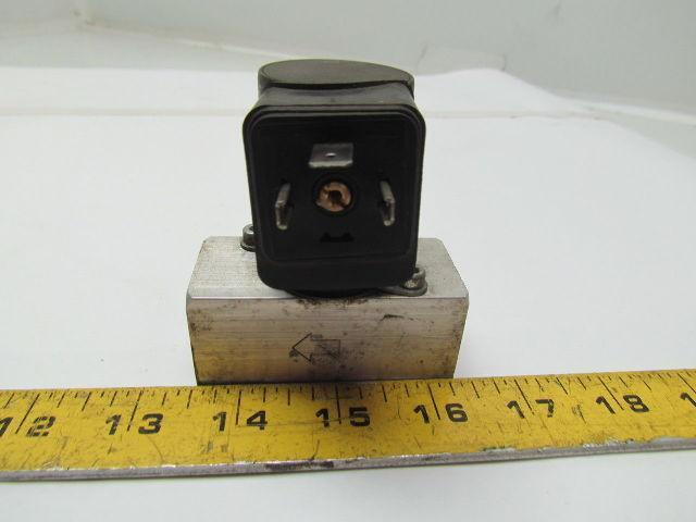 Krom Schroder VG 15/10R01Q6 Gas Solenoid Valve 1/2"npt Ports 100mbar 120V 8VA