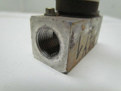 Krom Schroder VG 15/10R01Q6 Gas Solenoid Valve 1/2"npt Ports 100mbar 120V 8VA