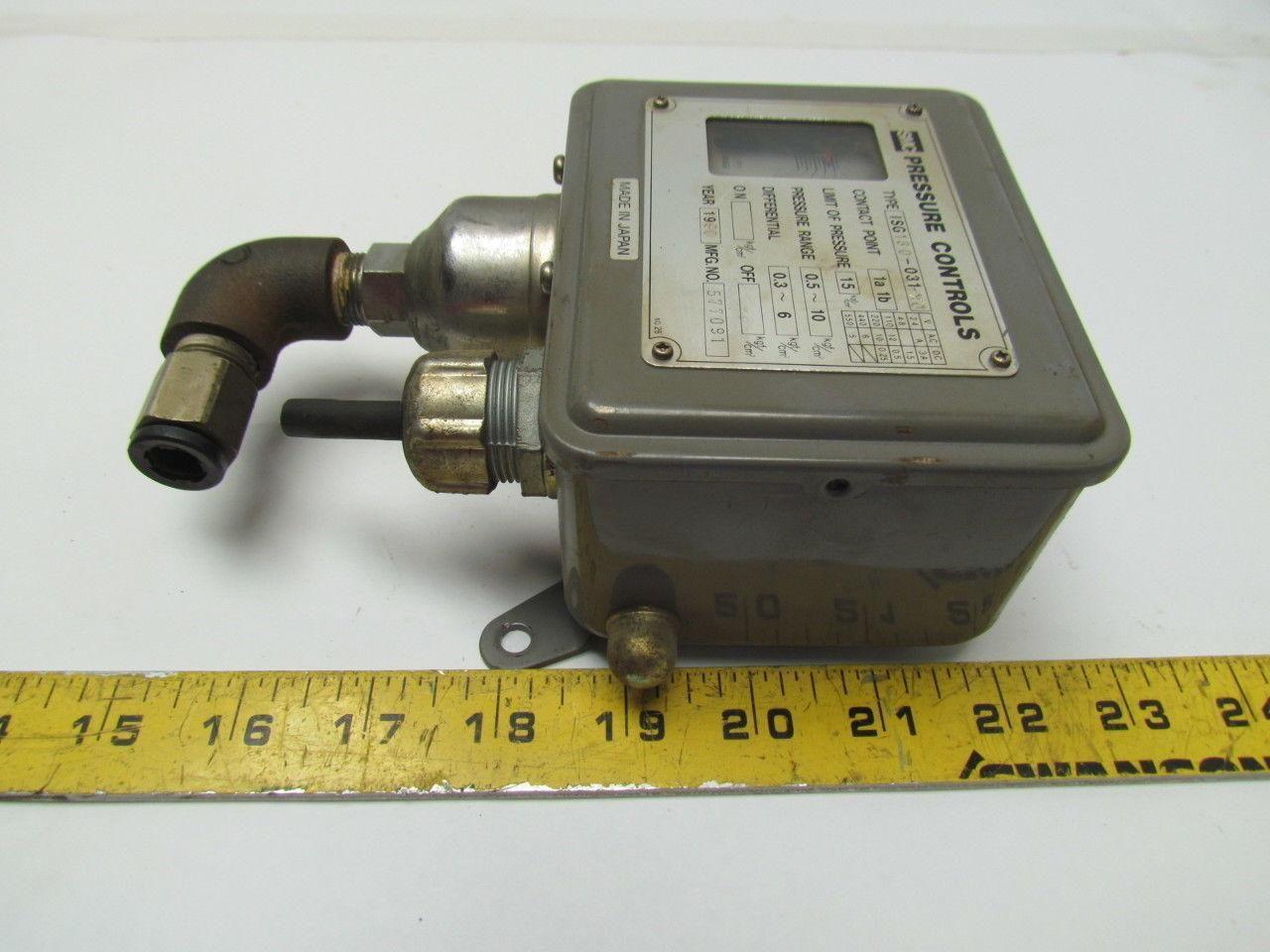 SM ISG130-031-XJ Pressure Control Pressure limit 15KGF/CM squared