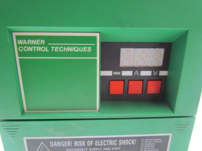 Warner Control CD 05 V.F.Inverter 5HP max motor size 380/480V 50/60HZ 3PH