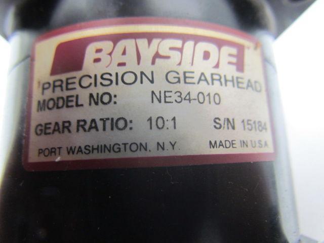 Bayside Compumotor NE34-010 S83-135-MO-S 10-1 Gearhead and stepper/servodrive.
