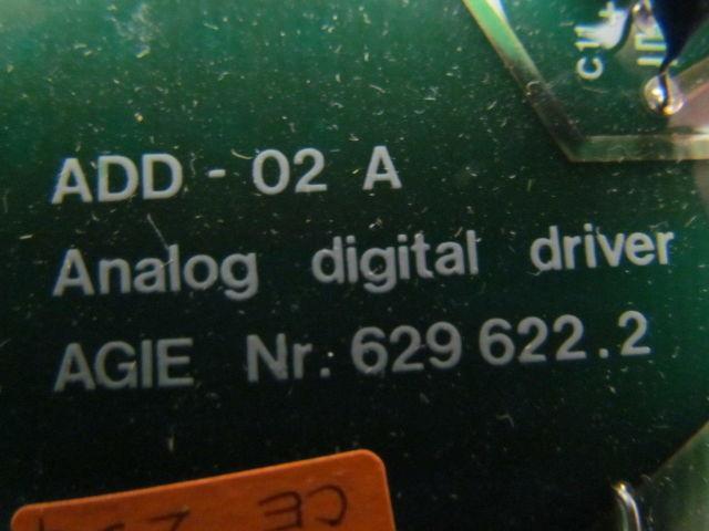 Agie ADD-02A Analog Digital Driver Board Agie NR 629 622.2