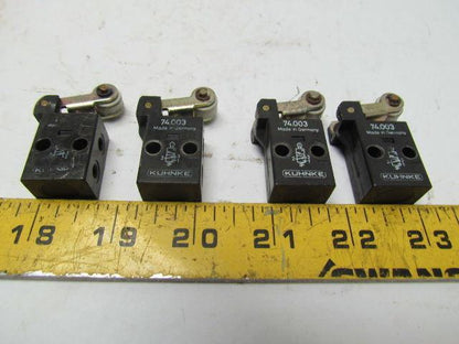 Kuhnke 74003 Modular Poppet Valves Roller Lever Operated Lot of 6