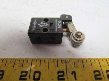 Kuhnke 74003 Modular Poppet Valves Roller Lever Operated Lot of 6