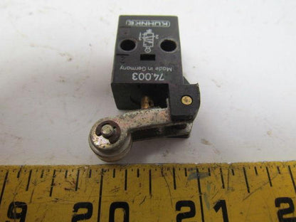 Kuhnke 74003 Modular Poppet Valves Roller Lever Operated Lot of 6