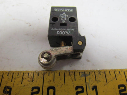 Kuhnke 74003 Modular Poppet Valves Roller Lever Operated Lot of 6