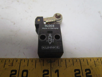 Kuhnke 74003 Modular Poppet Valves Roller Lever Operated Lot of 6