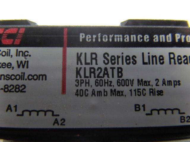 TCI KLR2ATB KLR Series Line Reactor 3PH 60Hz 600 V Lot of 3