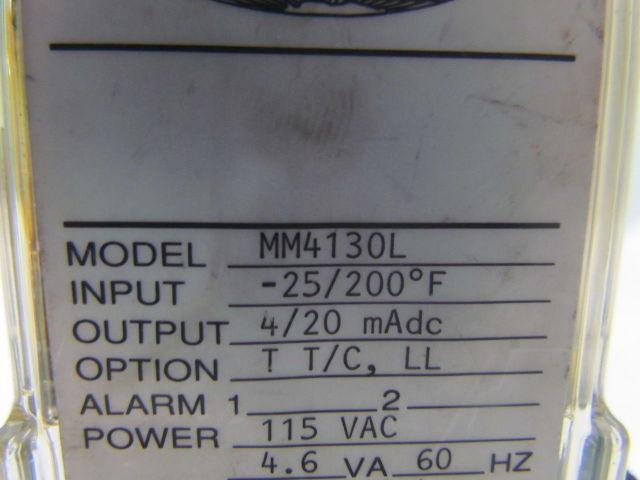 Wilkerson MM4130L Mighty Module Input -25/200°F output 4/20mAdc 115 VAC 4.6 VA