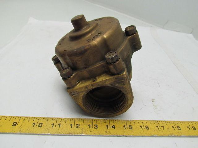 ASCO 8220G031 2-way Brass Solenoid Valve 2"npt No Coil