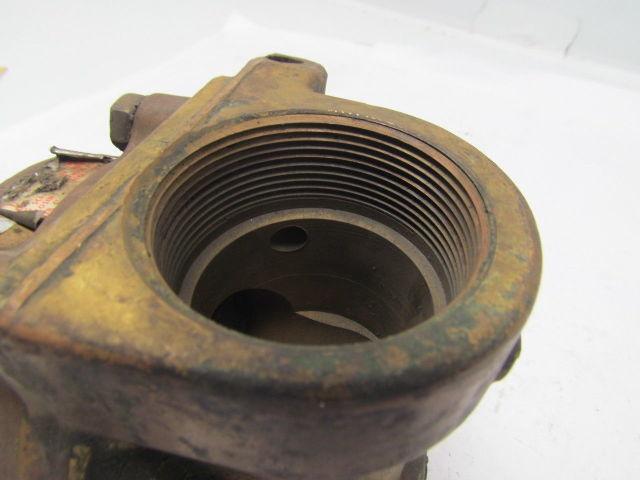 ASCO 8220G031 2-way Brass Solenoid Valve 2"npt No Coil