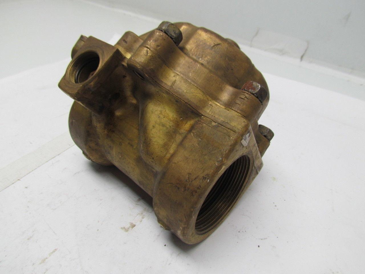 ASCO 8220G031 2-way Brass Solenoid Valve 2"npt No Coil