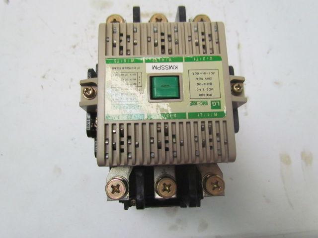 LG SMC-100P Contactor Motor Starter 100A 3 Pole 550V 120V Coil