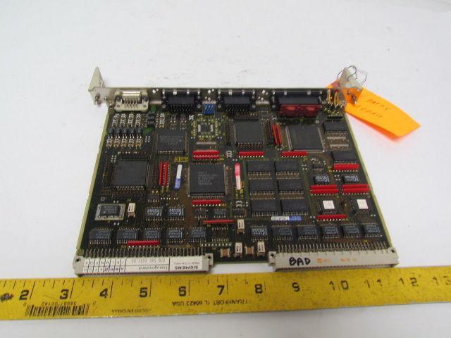 Siemens 570 540 9001.00 Circuit Board Card Hyundai Lathe HIT15S Parts or Repair