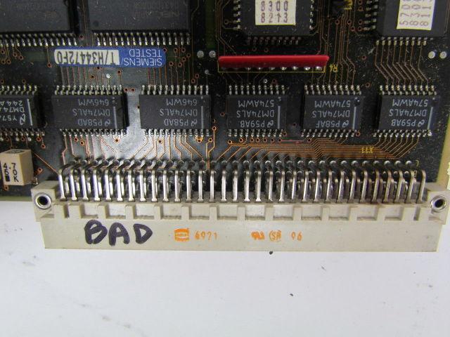 Siemens 570 540 9001.00 Circuit Board Card Hyundai Lathe HIT15S Parts or Repair