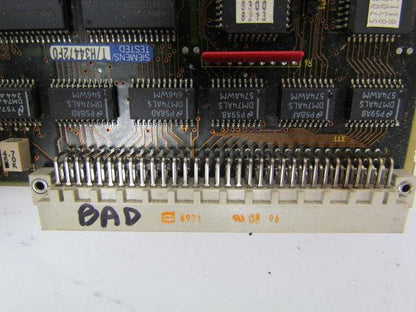 Siemens 570 540 9001.00 Circuit Board Card Hyundai Lathe HIT15S Parts or Repair