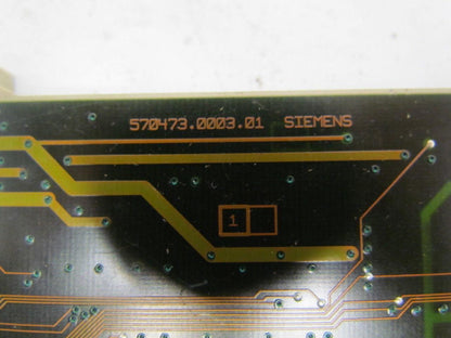 Siemens 570 473 9201.01 Circuit Board Card Hyundai CNC Lathe HIT15S