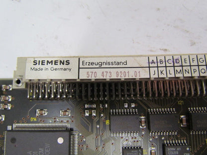 Siemens 570 473 9201.01 Circuit Board Card Hyundai CNC HIT15S Parts or Repair