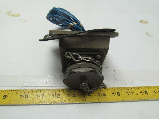 Amphenol ZZM 2516 12 45 Deg Connector Housing 3016-255F Cap 19Pin Male