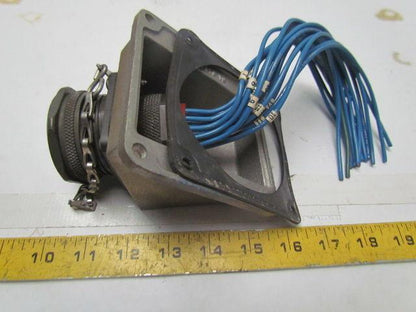 Amphenol ZZM 2516 12 45 Deg Connector Housing 3016-255F Cap 19Pin Male