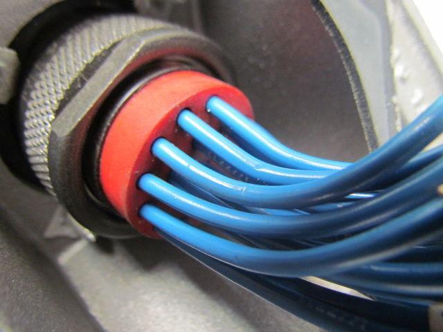 Amphenol ZZM 2516 12 45 Deg Connector Housing 3016-255F Cap 19Pin Male