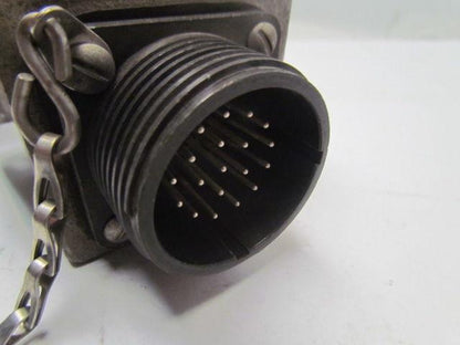 Amphenol ZZM 2516 12 45 Deg Connector Housing 3016-255F Cap 19Pin Male