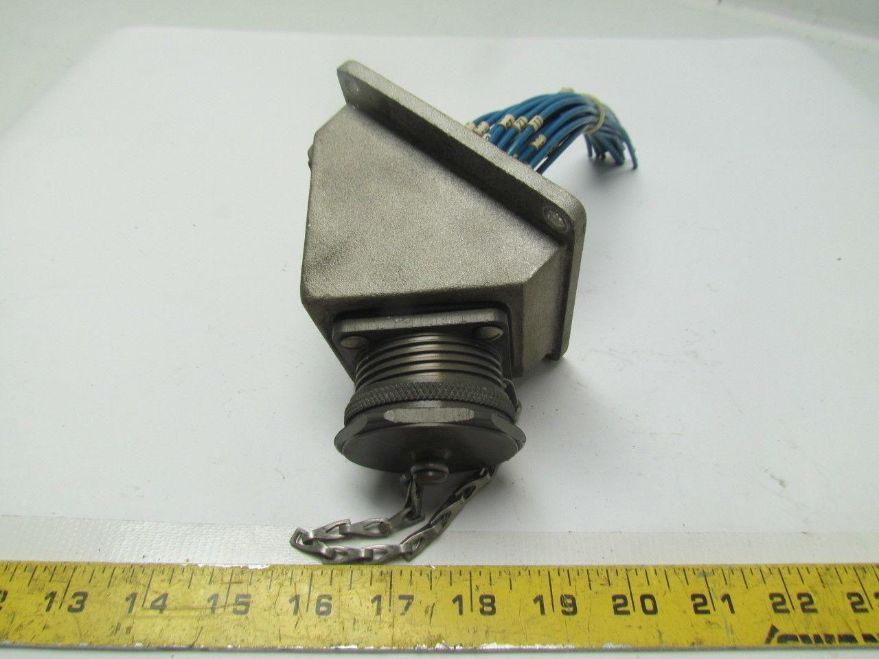 Amphenol ZZM 2516 45° Connector Housing 3116-235 ConnectorWith Cap 27 Pin Femal