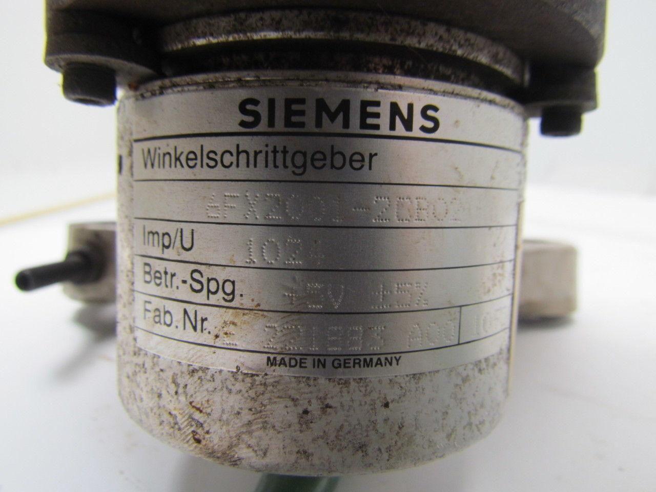 Siemens 6FX2001-2CB02 6FC9320-3KB01 Winkelschrittgeber Encoder Hyundai HIT15S