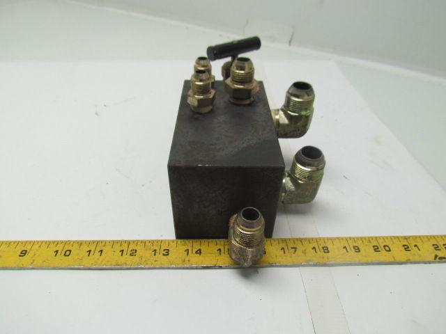 Hyundai HIT15S Hydraulic Manifold Distribution Block W/Fittings