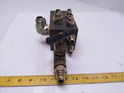 Hyundai HIT15S Hydraulic Manifold Distribution Block W/Fittings