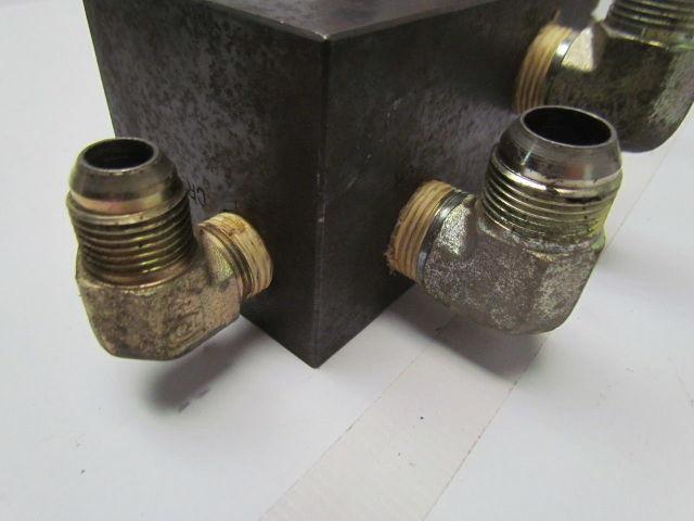 Hyundai HIT15S Hydraulic Manifold Distribution Block W/Fittings