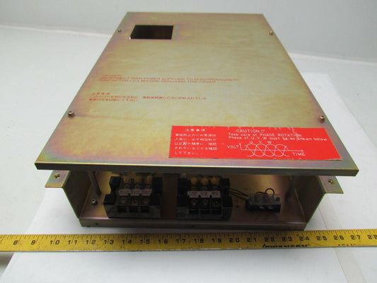 Fanuc A14-0061-B107-01 Input Unit w/Fuji FMC-3 Magnetic Contactor