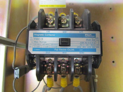 Fanuc A14-0061-B107-01 Input Unit w/Fuji FMC-3 Magnetic Contactor