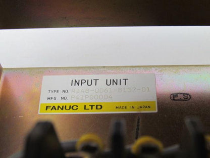 Fanuc A14-0061-B107-01 Input Unit w/Fuji FMC-3 Magnetic Contactor