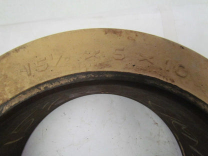 15-1/2"X5"X10" Deluxe Cushion Non-Marking White Press On Forklift Tire Wheel