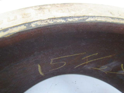 15-1/2"X5"X10" Deluxe Cushion Non-Marking White Press On Forklift Tire Wheel