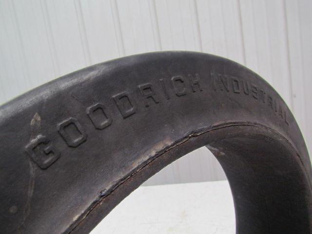 Goodrich Industrial 21"X5"X15-1/2" Smooth Rubber Press On Forklift Tire Wheel